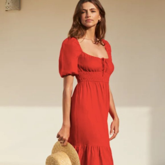 open lace back dress Ever-Pretty Short Sleeves Velvet One-Piece Type Summer Formal Wedding Guest Dress with Waist Tie main image 0